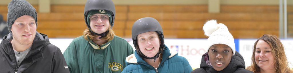 BC Arc smiling in a skating rink