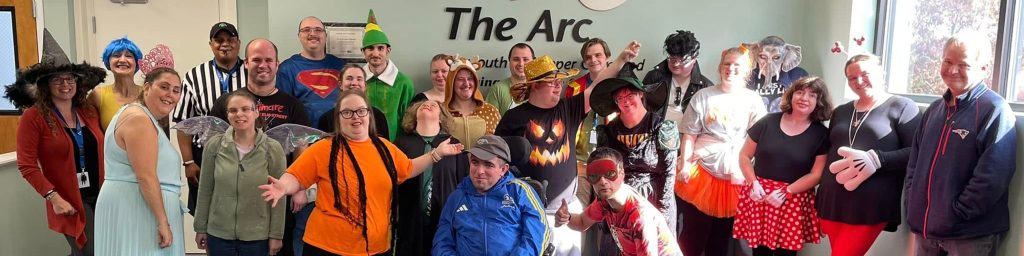 Smiling clients of the Arc