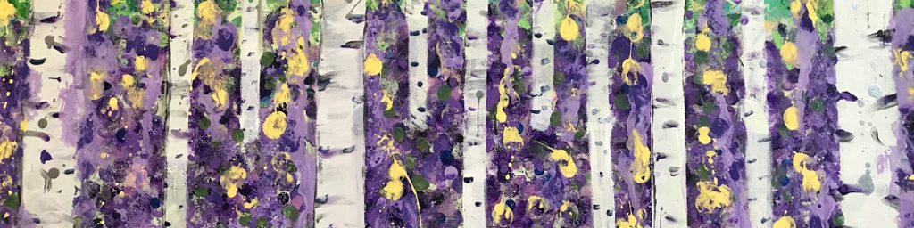 birch trees art